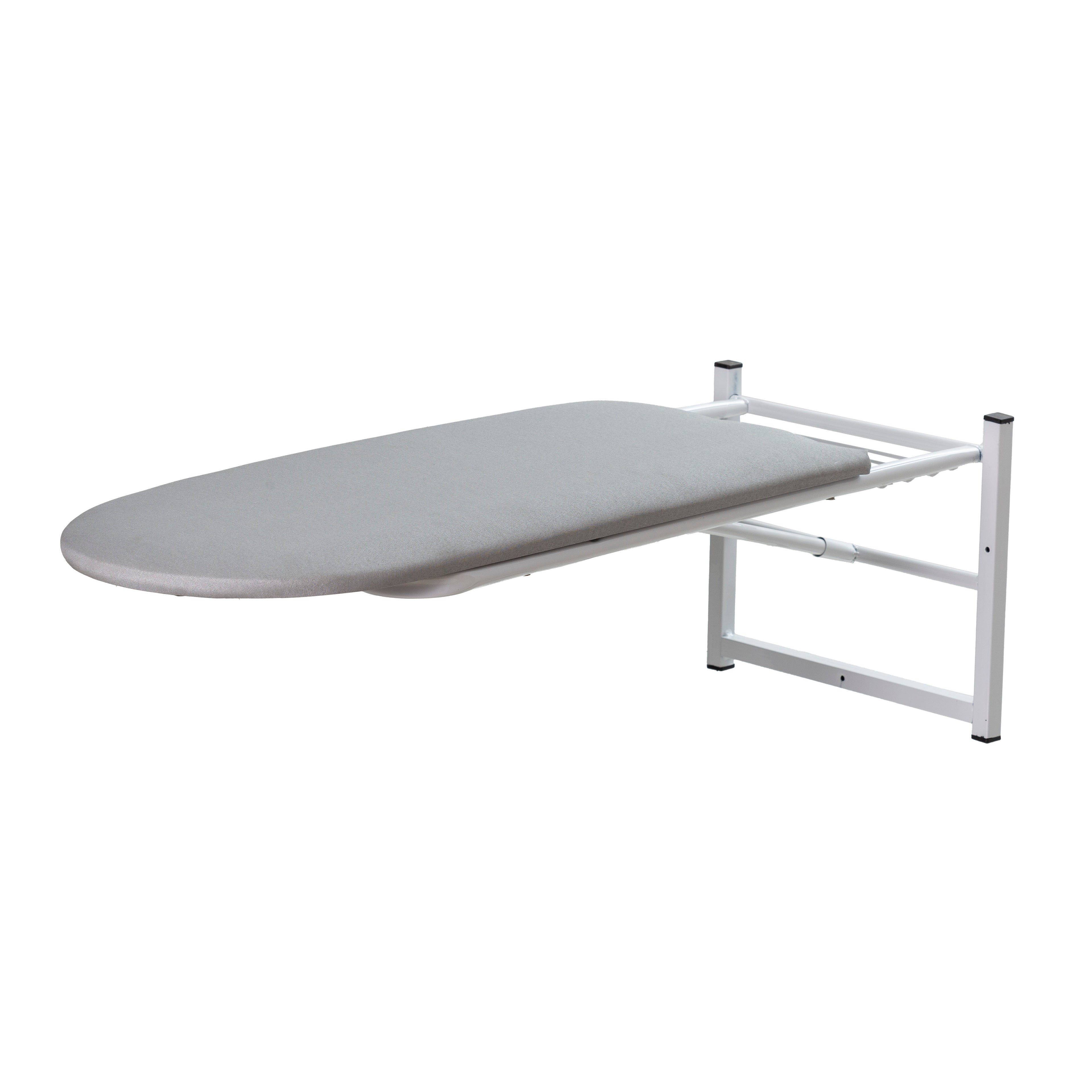 Mesa de Passar Roupas Dobrável de Parede Otimiza Espaço com Suporte Articulado e Estrutura Reforçada Machado
