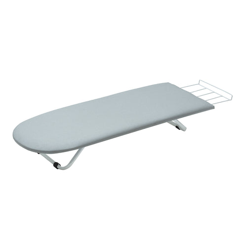 Mesa de Passar Roupas Portátil de Mesa Passe Facilite Suas Viagens e Otimize Espaço com Suporte para Ferro e Pernas Dobráveis Aço Machado