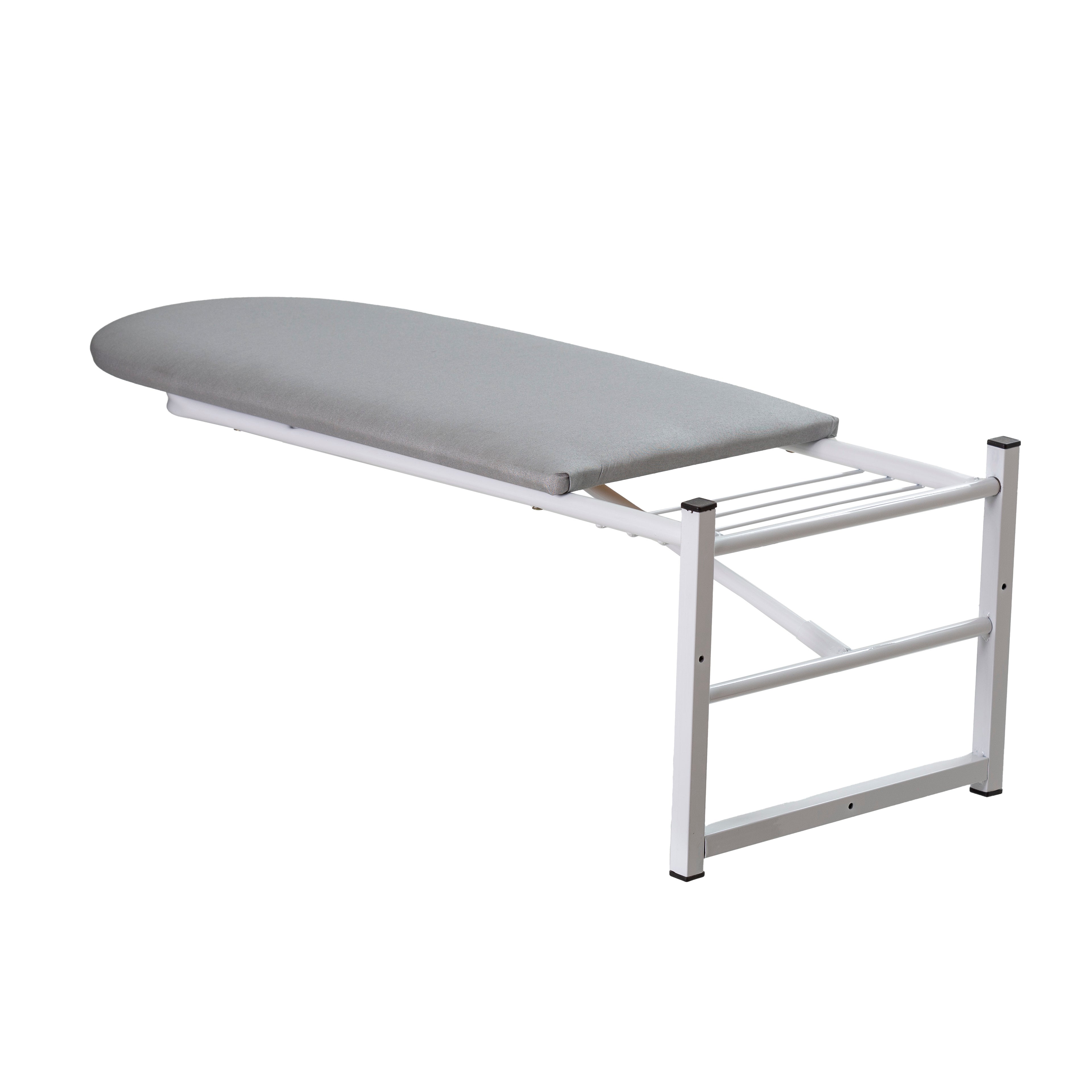Mesa de Passar Roupas Dobrável de Parede Otimiza Espaço com Suporte Articulado e Estrutura Reforçada Machado