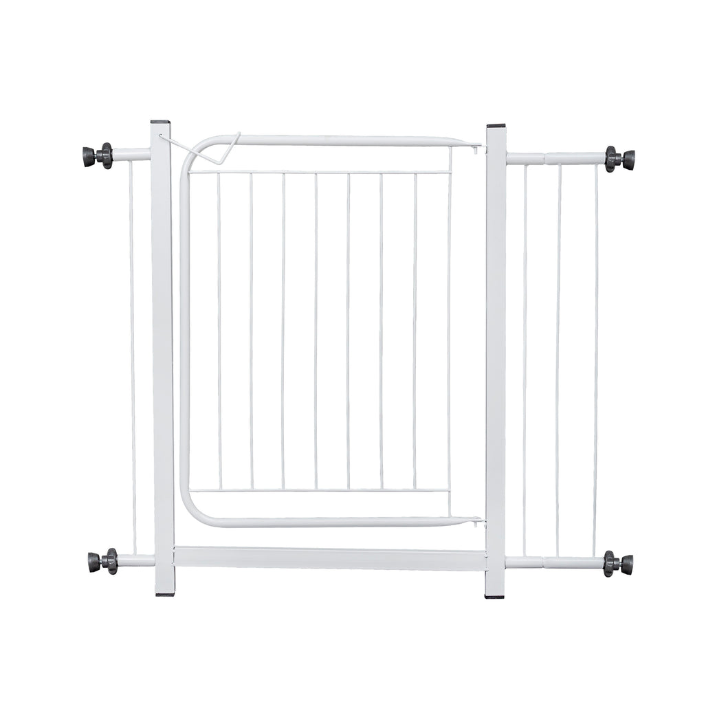 Portão Pet Slim Para Portas e Escadas Segurança sem Furar Parede Com Extensor 20cm Aço Reforçado Machado