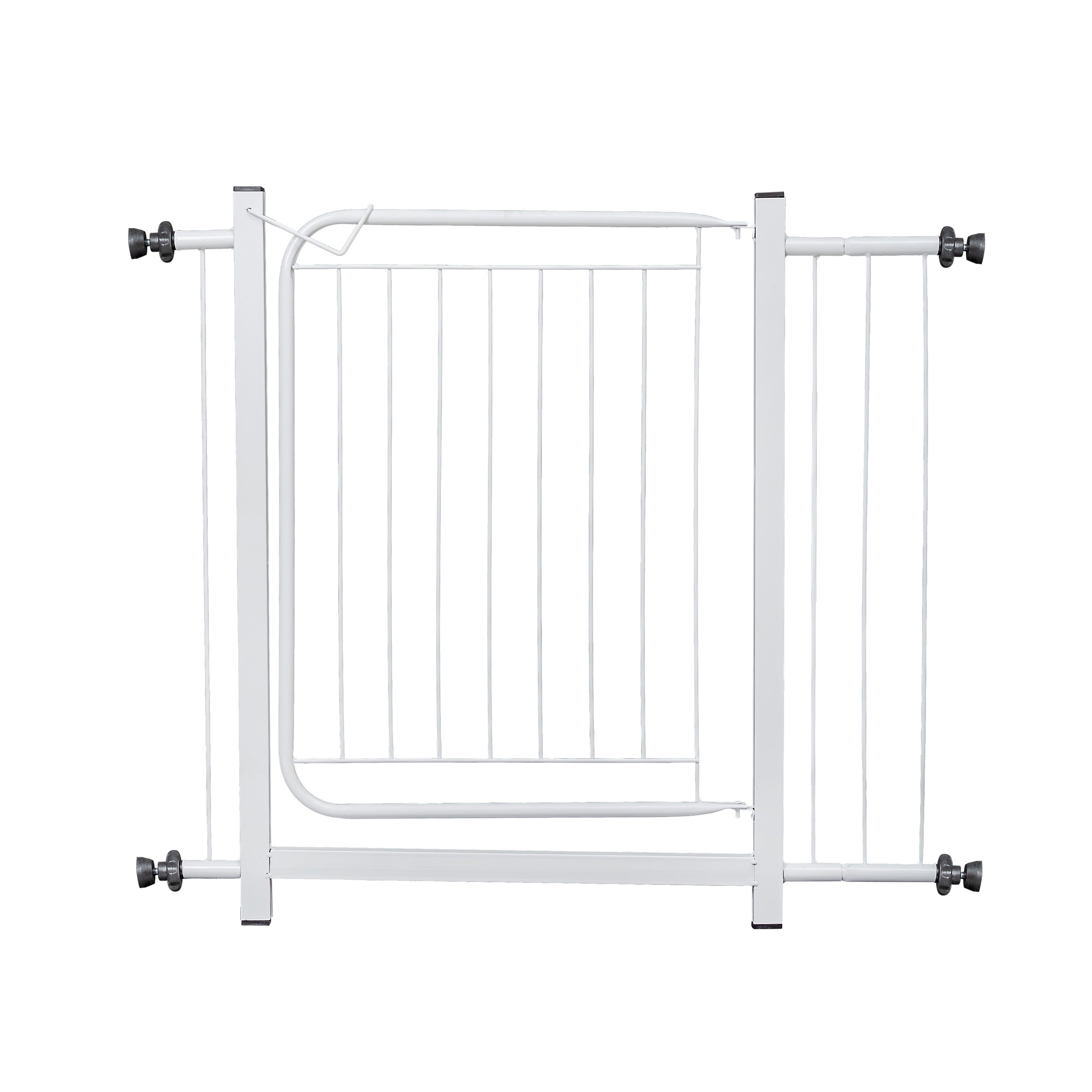 Portão Pet Slim Para Portas e Escadas Segurança sem Furar Parede Com Extensor 20cm Aço Reforçado Machado