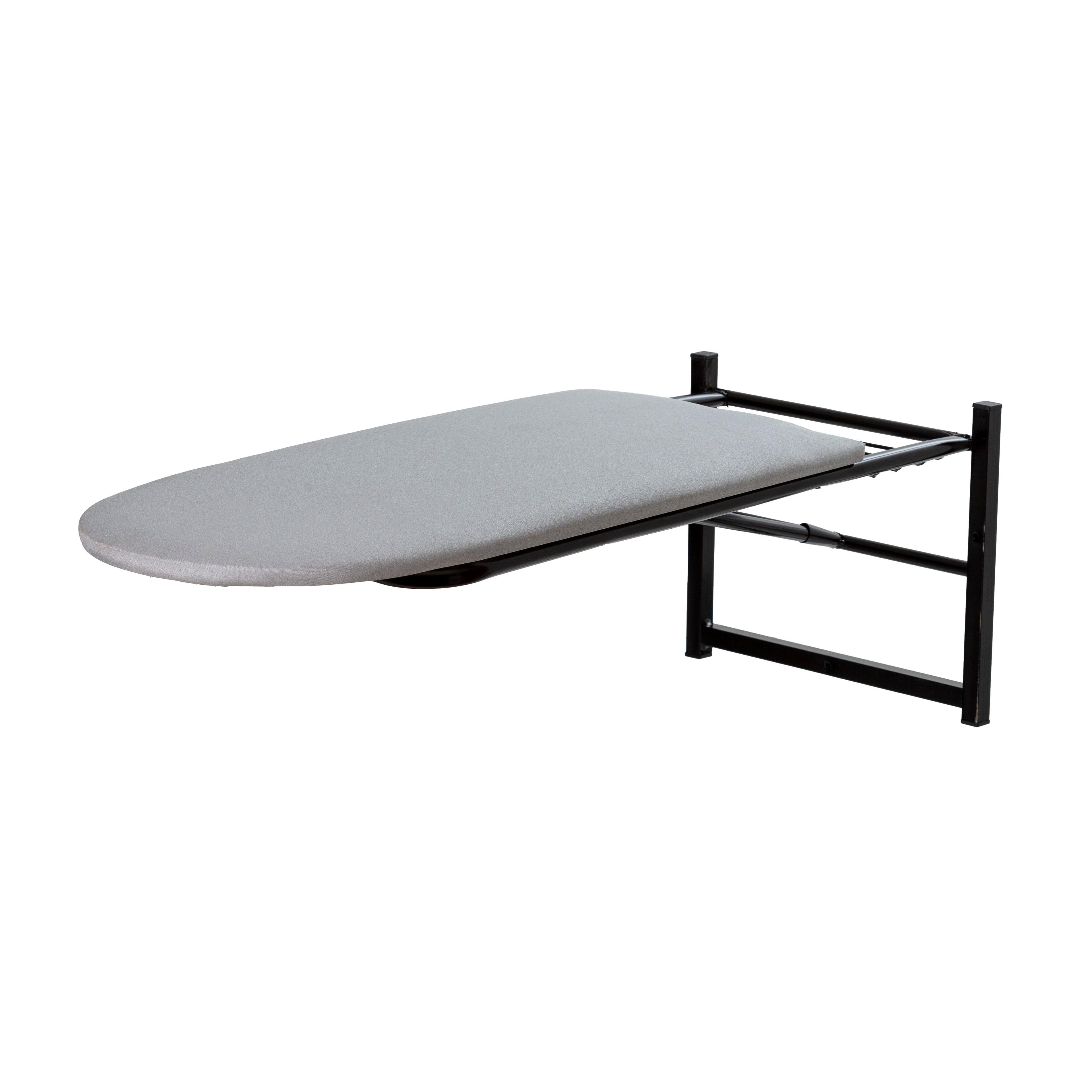 Mesa de Passar Roupas Dobrável de Parede Otimiza Espaço com Suporte Articulado e Estrutura Reforçada Machado