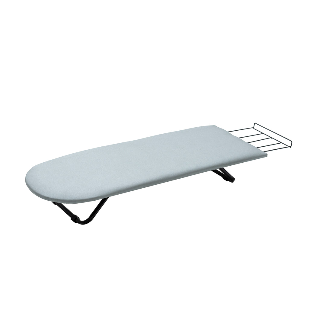 Mesa de Passar Roupas Portátil de Mesa Passe Facilite Suas Viagens e Otimize Espaço com Suporte para Ferro e Pernas Dobráveis Aço Machado