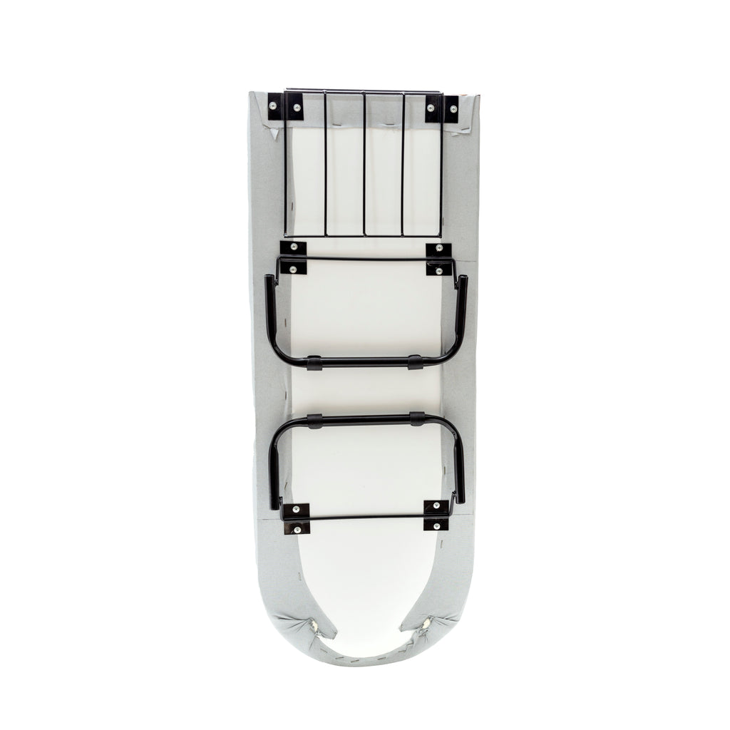 Mesa de Passar Roupas Portátil de Mesa Passe Facilite Suas Viagens e Otimize Espaço com Suporte para Ferro e Pernas Dobráveis Aço Machado