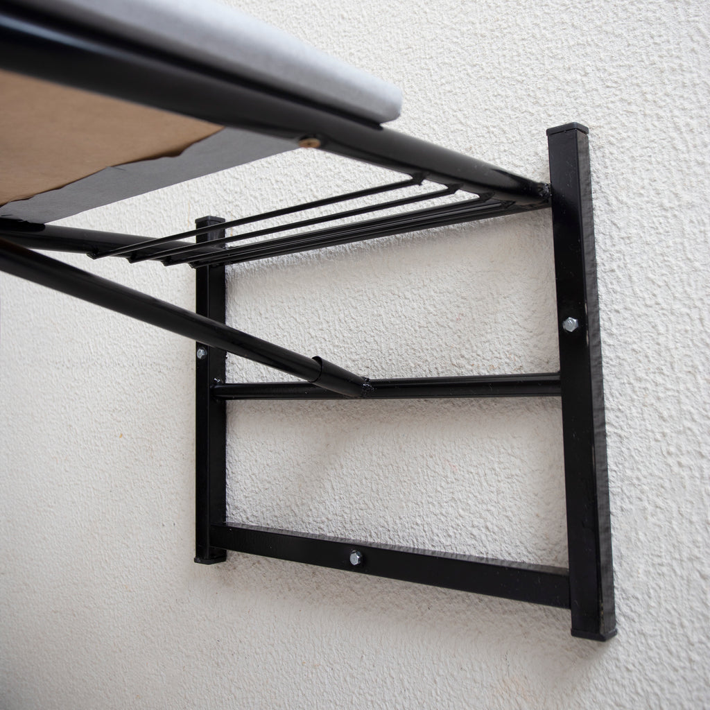 Mesa de Passar Roupas Dobrável de Parede Otimiza Espaço com Suporte Articulado e Estrutura Reforçada Machado