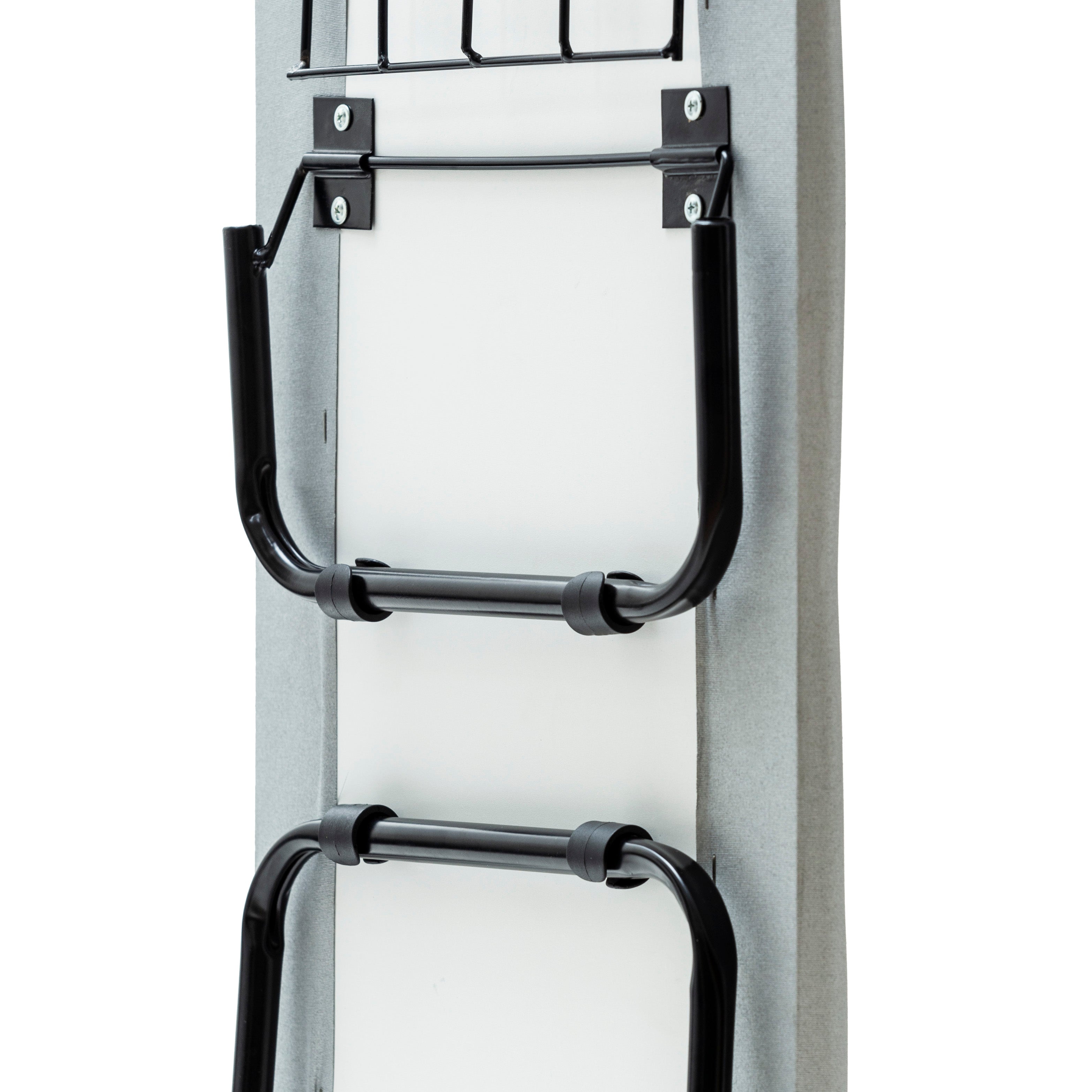 Mesa de Passar Roupas Portátil de Mesa Passe Facilite Suas Viagens e Otimize Espaço com Suporte para Ferro e Pernas Dobráveis Aço Machado