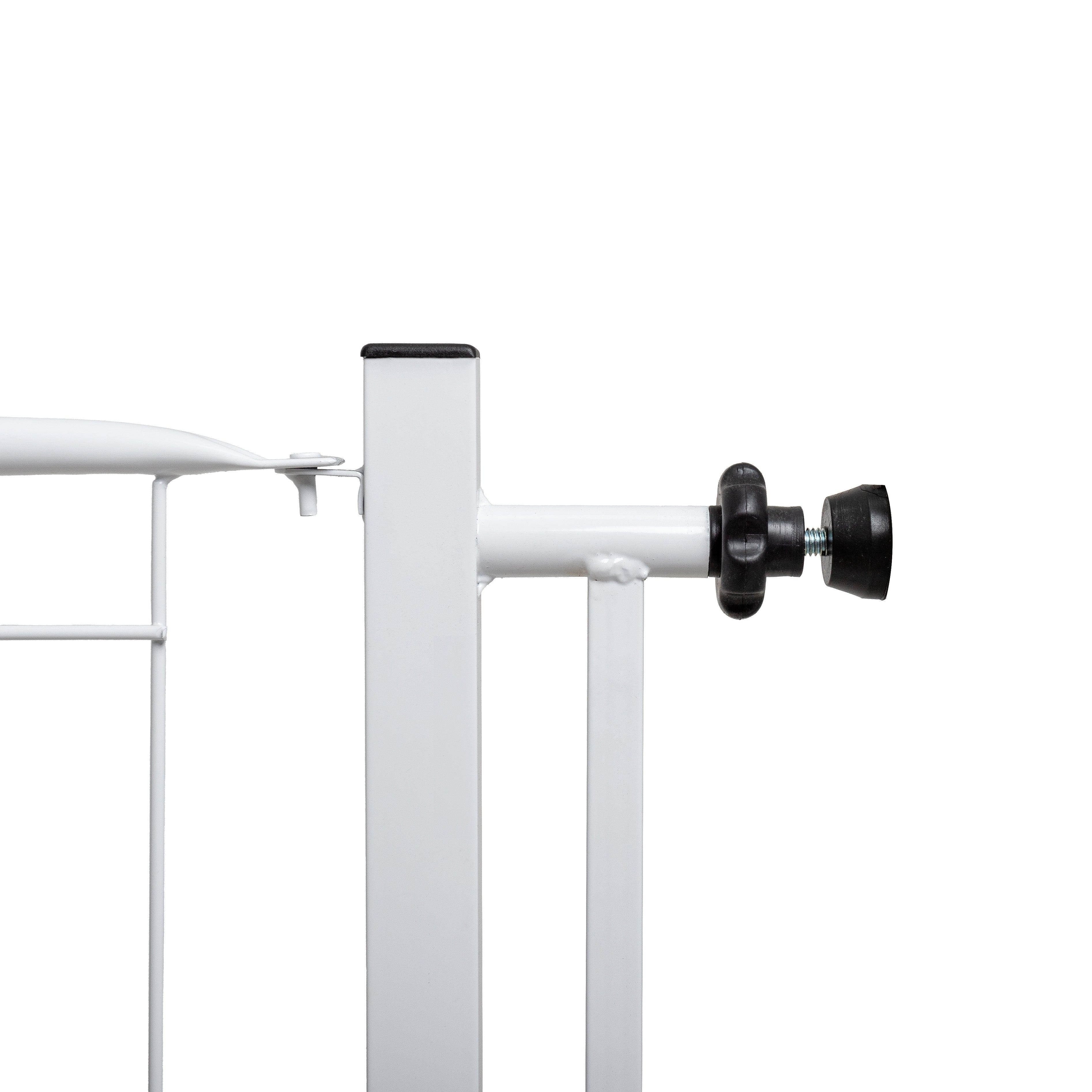 Portão Pet Slim Para Portas e Escadas Segurança sem Furar Parede Com Extensor 20cm Aço Reforçado Machado
